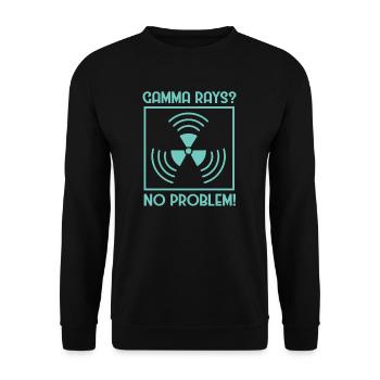 Atomkraftwerk Nuklear Energie Erneuerbare Energie - Unisex Pullover - Schwarz - Vorne - Alina (178cm) & Michal (187cm)