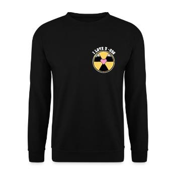 Atomkraftwerk Nuklear Energie Erneuerbare Energie - Unisex Pullover - Schwarz - Vorne - Alina (178cm) & Michal (187cm)