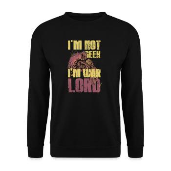 Larp Live Action Role Play NPC Game Master - Unisex Pullover - Schwarz - Vorne - Alina (178cm) & Michal (187cm)