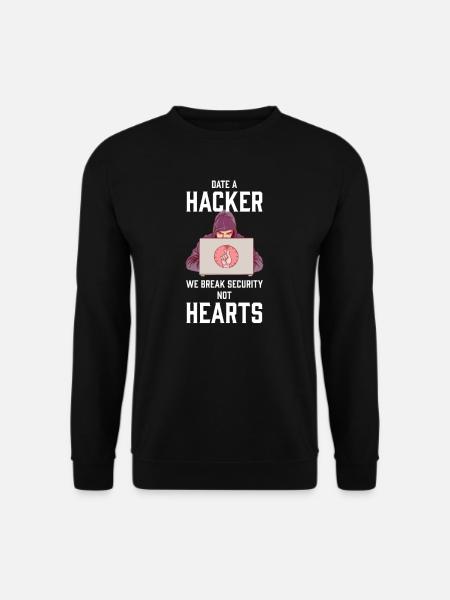 Hacker Programmer Developer Computer Science - Unisex Sweatshirt - black