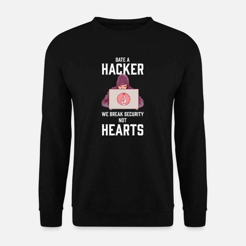 Hacker Programmeur Développeur Informatique - Sweat-shirt Unisexe - noir