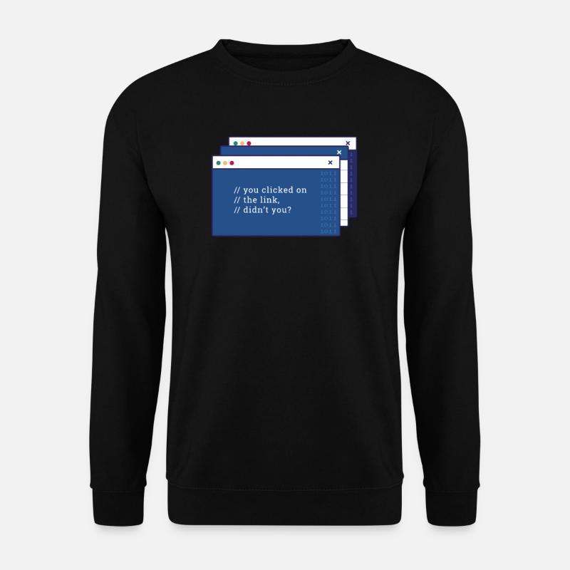Hacker Programmer Developer Computer Science - Unisex Sweatshirt - black