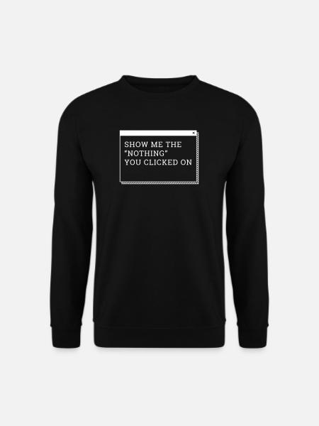 Hacker Programmer Developer Computer Science - Unisex Sweatshirt - black