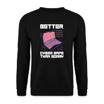 Hacker Programmeur Développeur Informatique - Sweat-shirt Unisexe - noir - Devant - Alina (178cm) & Michal (187cm)