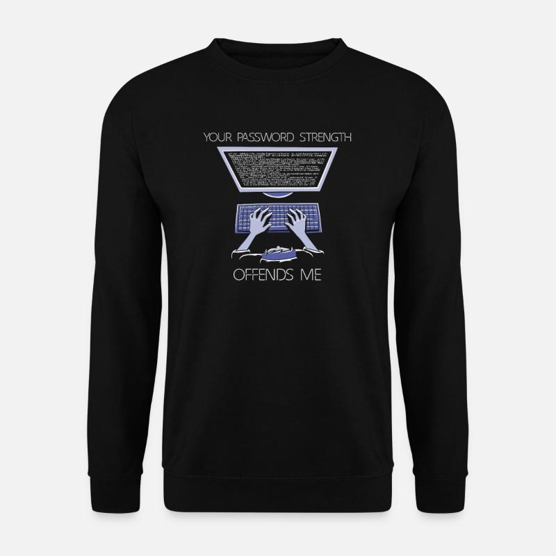 Hacker Programmeur Développeur Informatique - Sweat-shirt Unisexe - noir