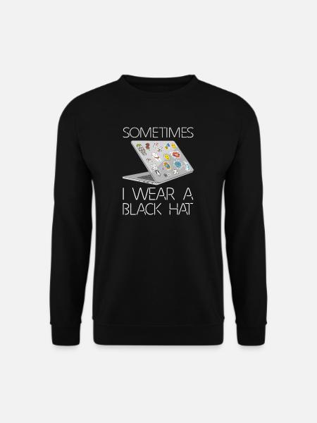 Hacker Programmer Developer Computer Science - Unisex Sweatshirt - black