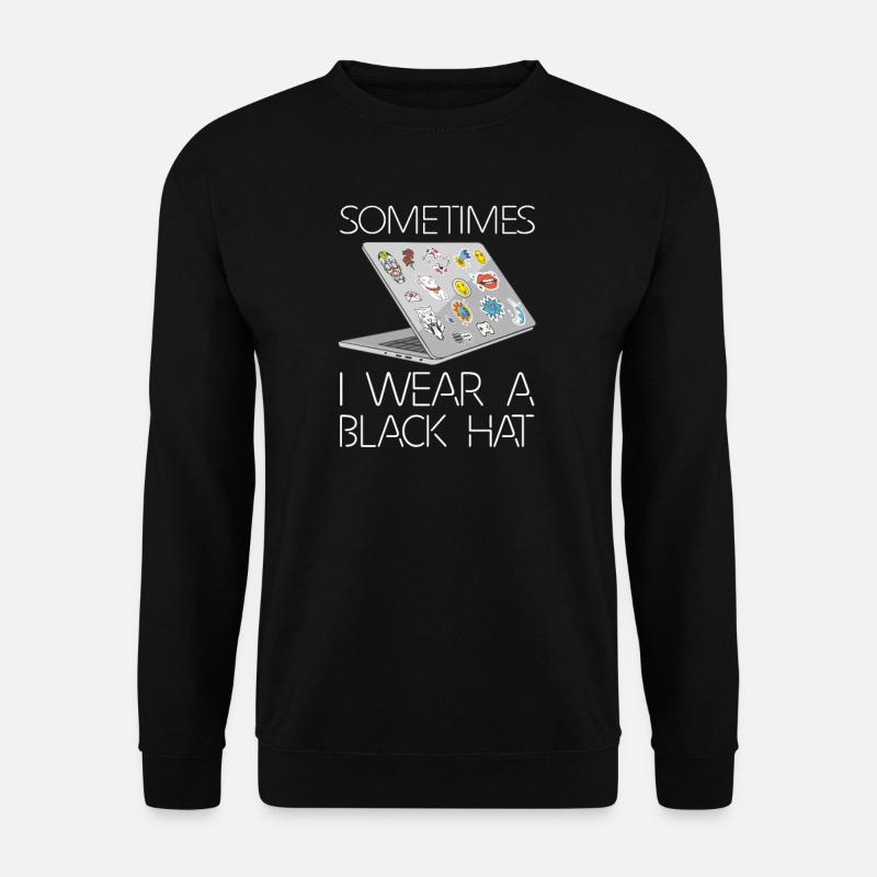 Hacker Programmeur Développeur Informatique - Sweat-shirt Unisexe - noir