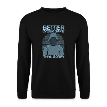 Hacker Programmeur Développeur Informatique - Sweat-shirt Unisexe - noir - Devant - Alina (178cm) & Michal (187cm)