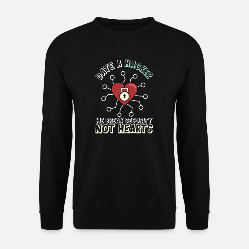 Hacker Programmeur Développeur Informatique - Sweat-shirt Unisexe - noir
