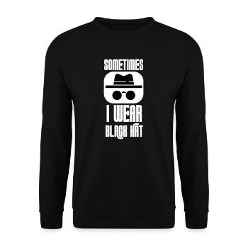 Hacker Programmeur Développeur Informatique - Sweat-shirt Unisexe - noir - Devant - Alina (178cm) & Michal (187cm)