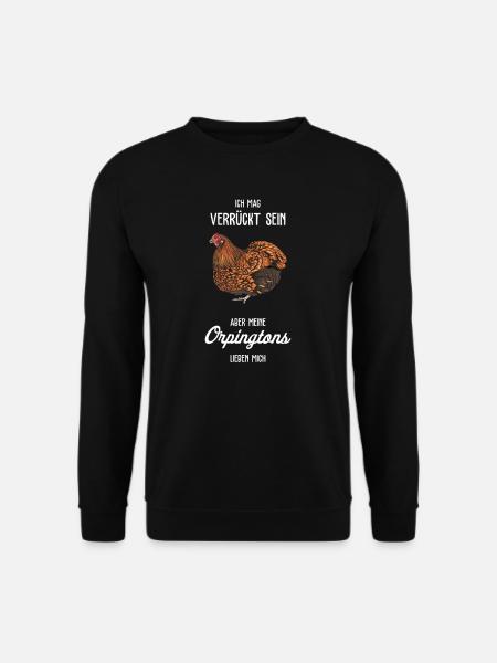 Orpington Hühner I Chicken Geflügel Motiv für - Unisex Pullover - Schwarz