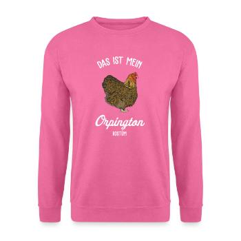 Orpington Hühner I Chicken Geflügel Motiv für - Unisex Pullover - Pink - Vorne