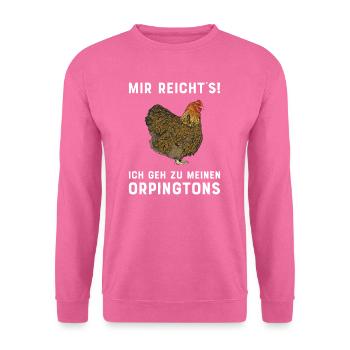 Orpington Hühner I Chicken Geflügel Motiv für - Unisex Pullover - Pink - Vorne