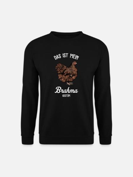 Brahma Hühner I Chicken Geflügel Motiv für - Unisex Pullover - Schwarz
