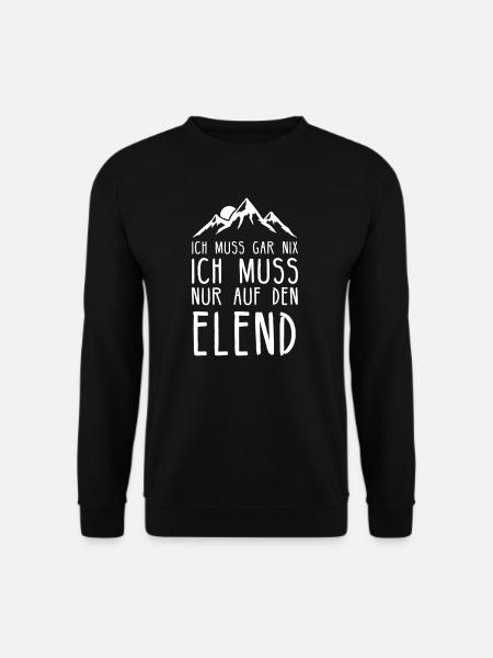 Elend I Harz Brockenbahn Walpurgis Motiv für - Unisex Pullover - Schwarz