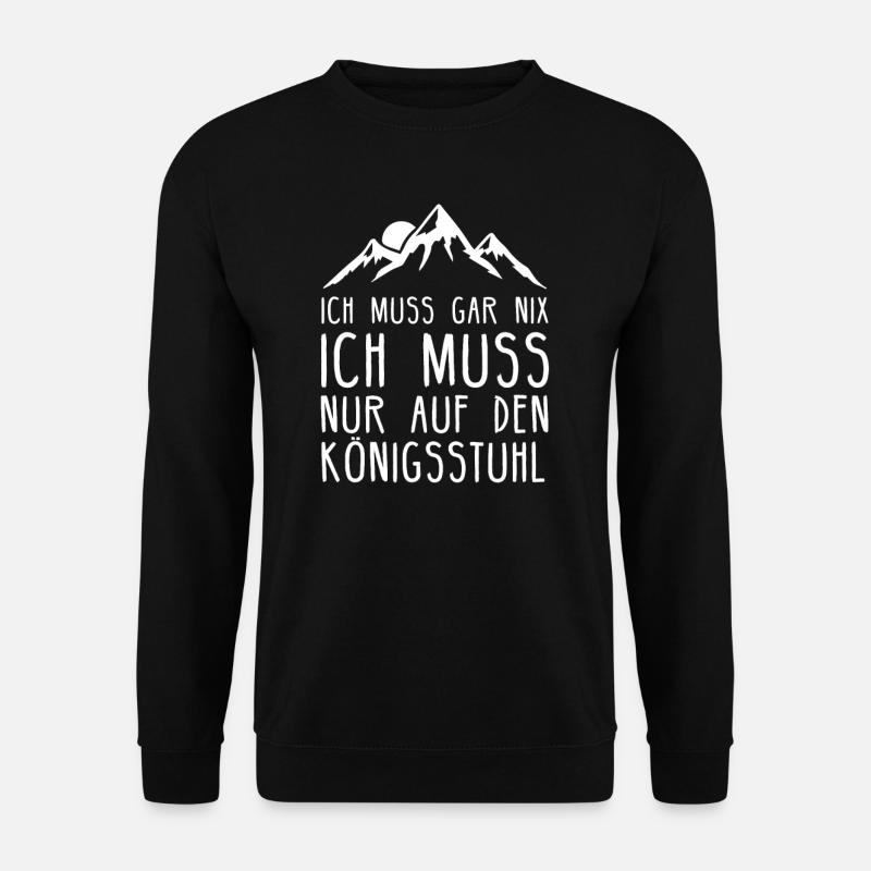 Königsstuhl I Harz Brockenbahn Walpurgis Motiv für - Unisex Pullover - Schwarz