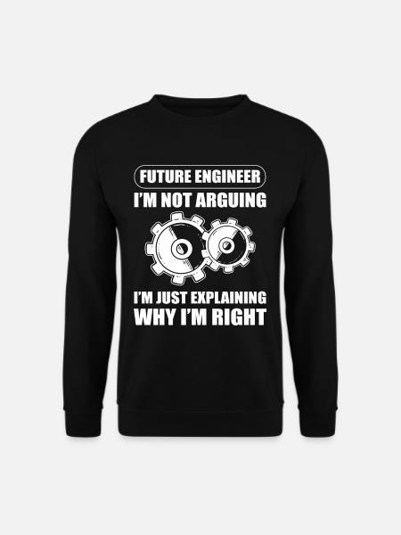Future Engineer Mechanical Engineering Mechanical - Unisex Sweatshirt - black