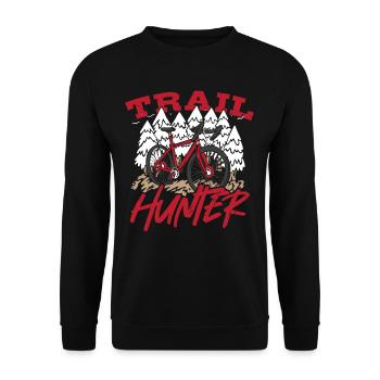 Trail Hunter VTT VTT - Sweat-shirt Unisexe - noir - Devant - Alina (178cm) & Michal (187cm)