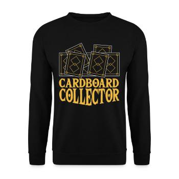 Cardboard Collector Trading Card Games Booster - Unisex Sweatshirt - black - Front - Alina (178cm) & Michal (187cm)
