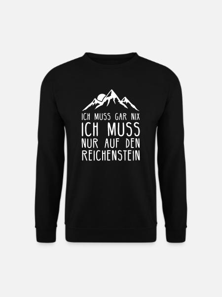 Reichenstein I Wandern Klettern Bergsteiger Motiv - Unisex Pullover - Schwarz