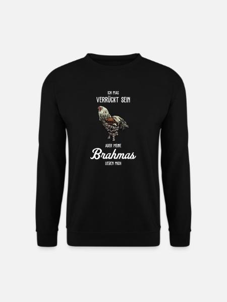 Brahma Hühner I Chicken Geflügel Motiv für - Unisex Pullover - Schwarz