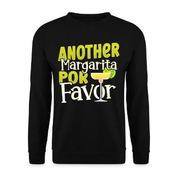 Another Margarita Por Favor Margarita Drink Fiesta - Unisex Pullover - Schwarz - Vorne - Alina (178cm) & Michal (187cm)