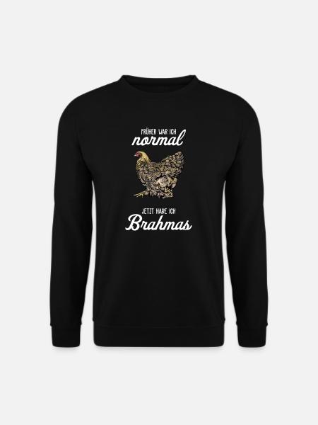 Brahma Hühner I Chicken Geflügel Motiv für - Unisex Pullover - Schwarz