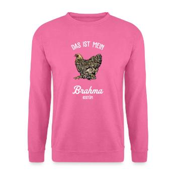 Brahma Hühner I Chicken Geflügel Motiv für - Unisex Pullover - Pink - Vorne