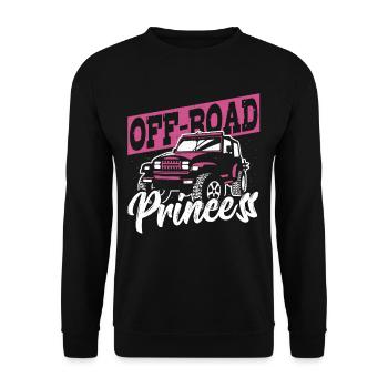 Off-Road Princess Offroading Off-Roading - Unisex Pullover - Schwarz - Vorne - Alina (178cm) & Michal (187cm)