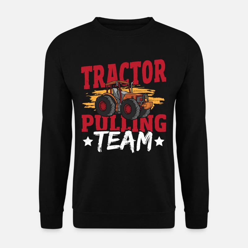 Tractor Pulling Team Tractor Puller Tractorpulling - Unisex Pullover - Schwarz