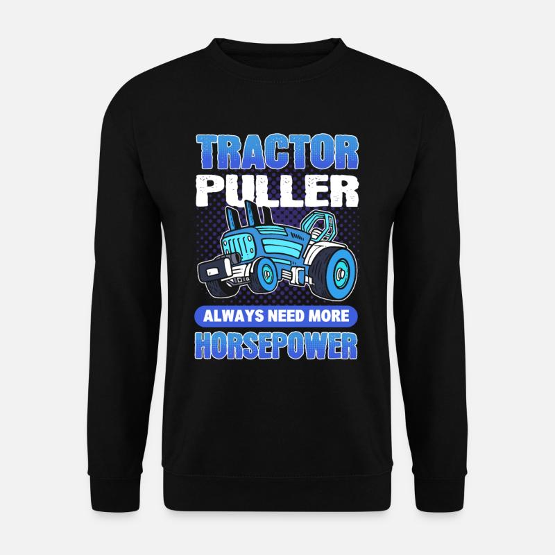 Tractor ziehen Traktor ziehen Traktorziehen Truck - Unisex Pullover - Schwarz