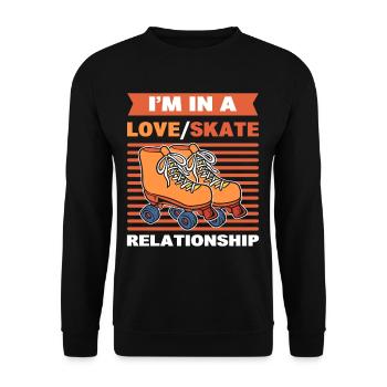 Roller Skating Roller Derby Roller Skating Sports - Sweat-shirt Unisexe - noir - Devant - Alina (178cm) & Michal (187cm)