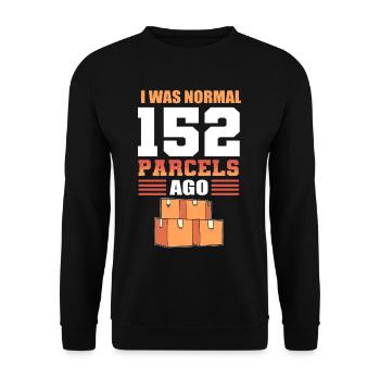 Travailleurs des postes Facteurs Postes - Sweat-shirt Unisexe - noir - Devant - Alina (178cm) & Michal (187cm)