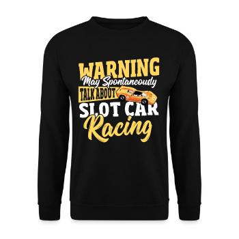 Slot Car Racing Slot Car Race Slot Car Racing - Sweat-shirt Unisexe - noir - Devant - Alina (178cm) & Michal (187cm)