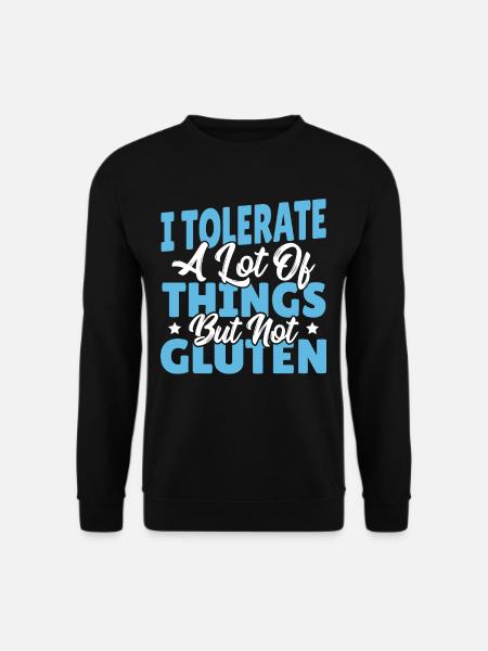 Sans gluten Sans gluten Sans gluten Céréales diététiques sans gluten - Sweat-shirt Unisexe - noir
