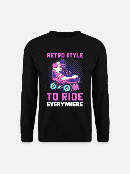 Roller Skating Roller Derby Roller Skating Sports - Sweat-shirt Unisexe - noir