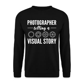 Photographe Photographe Amateurs de photographie - Sweat-shirt Unisexe - noir - Devant - Alina (178cm) & Michal (187cm)