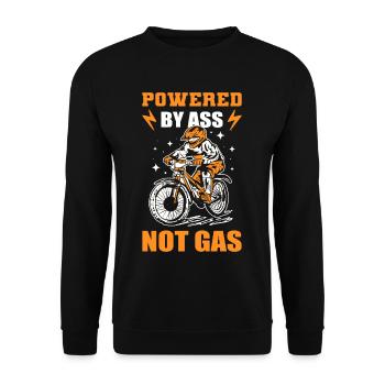 VTT VTT Vélo VTT Motocycliste montagne - Sweat-shirt Unisexe - noir - Devant - Alina (178cm) & Michal (187cm)