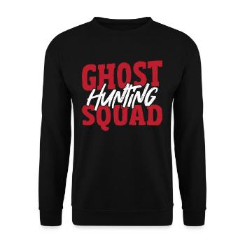 Ghost Hunting Squad Ghost Hunter - Unisex Sweatshirt - black - Front - Alina (178cm) & Michal (187cm)