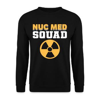 Nuc Med Squad Nuclear Medicine Technologist - Unisex Sweatshirt - black - Front - Alina (178cm) & Michal (187cm)