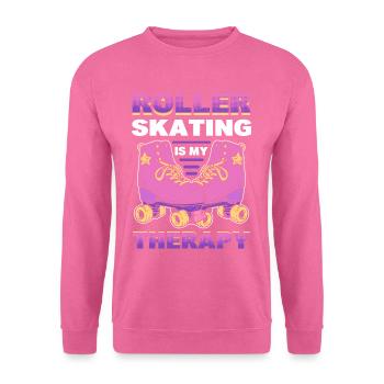 Rollschuhlaufen Roller-Derby Rollschuhfahren Sport - Unisex Pullover - Pink - Vorne