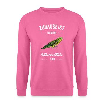 Katharinasittich I Sittich ZiervogelMotiv für - Unisex Pullover - Pink - Vorne