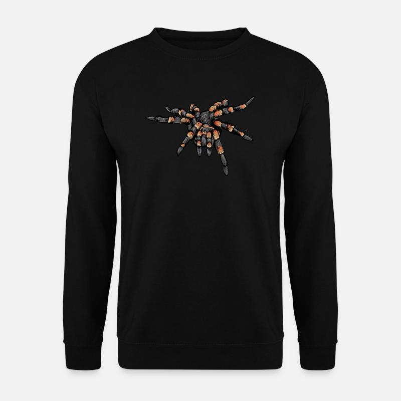 Vogelspinne I Tarantula Terrarium Motiv für - Unisex Pullover - Schwarz