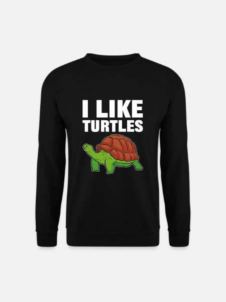 J’aime Turtles Sea Turtle - Sweat-shirt Unisexe - noir