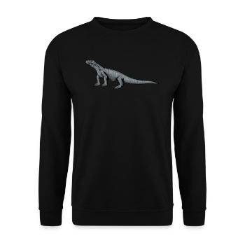 Komodo dragon I Komodo dragon motif for reptiles - Unisex Sweatshirt - black - Front - Alina (178cm) & Michal (187cm)