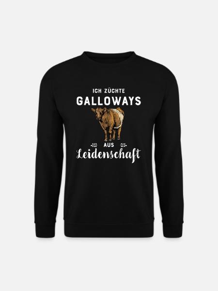 Galloway Rind I Schottland Rinderzucht für - Unisex Pullover - Schwarz
