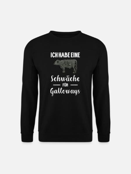 Galloway Rind I Schottland Rinderzucht für - Unisex Pullover - Schwarz