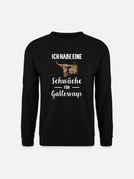Galloway Rind I Schottland Rinderzucht für - Unisex Pullover - Schwarz