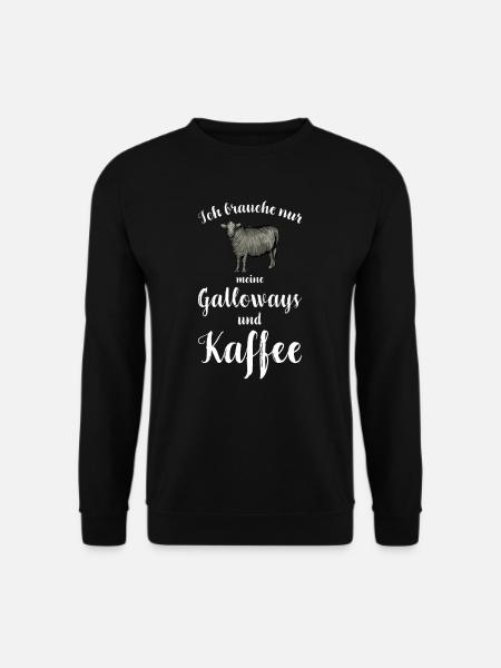 Galloway Rind I Schottland Rinderzucht für - Unisex Pullover - Schwarz