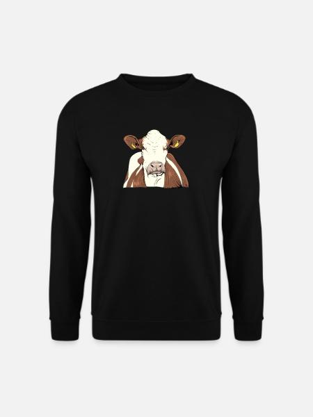 Fleckvieh I - Unisex Pullover - Schwarz